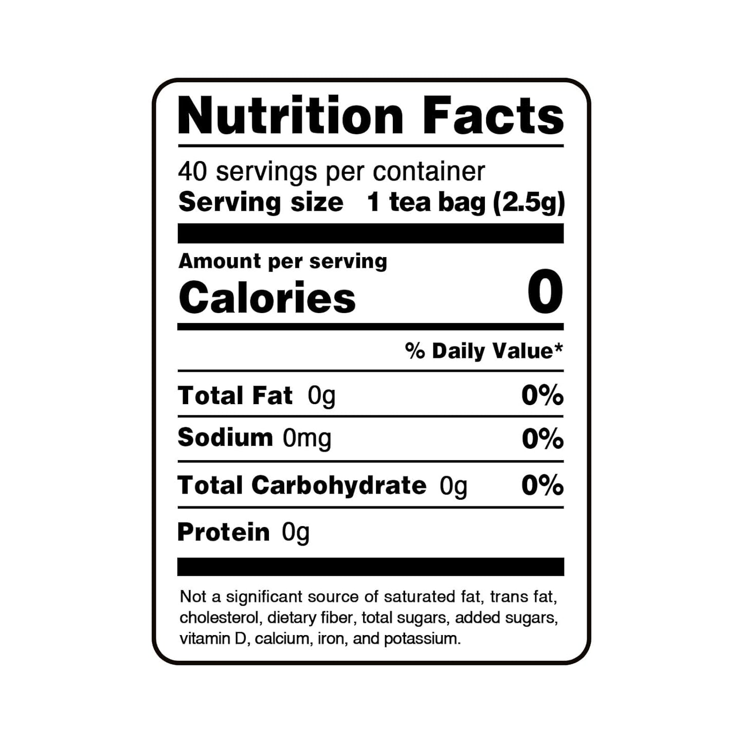 FullChea - Dandelion Root Tea Bags, 40 Teabags, 2.5g/bag - Premium Roasted Dandelion Root - Non-GMO - Caffeine-free - Detox Herbal Tea - Helps Improve Digestion & Immune System