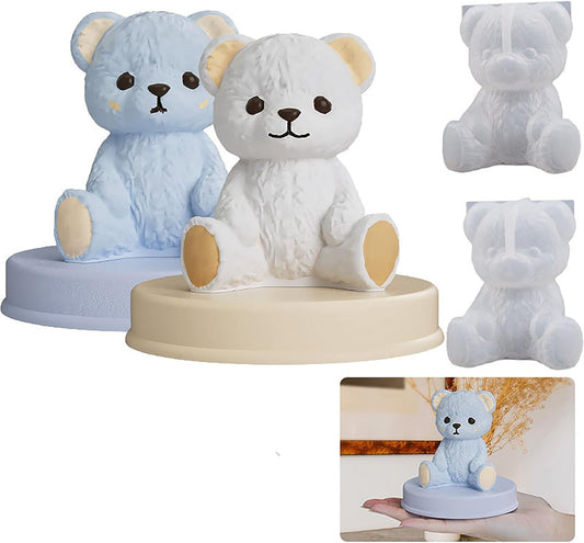 2 Pack Animal Mold - Different Silicone Molds for Candle Making, Resin Casting, Soap Making & Home Decor